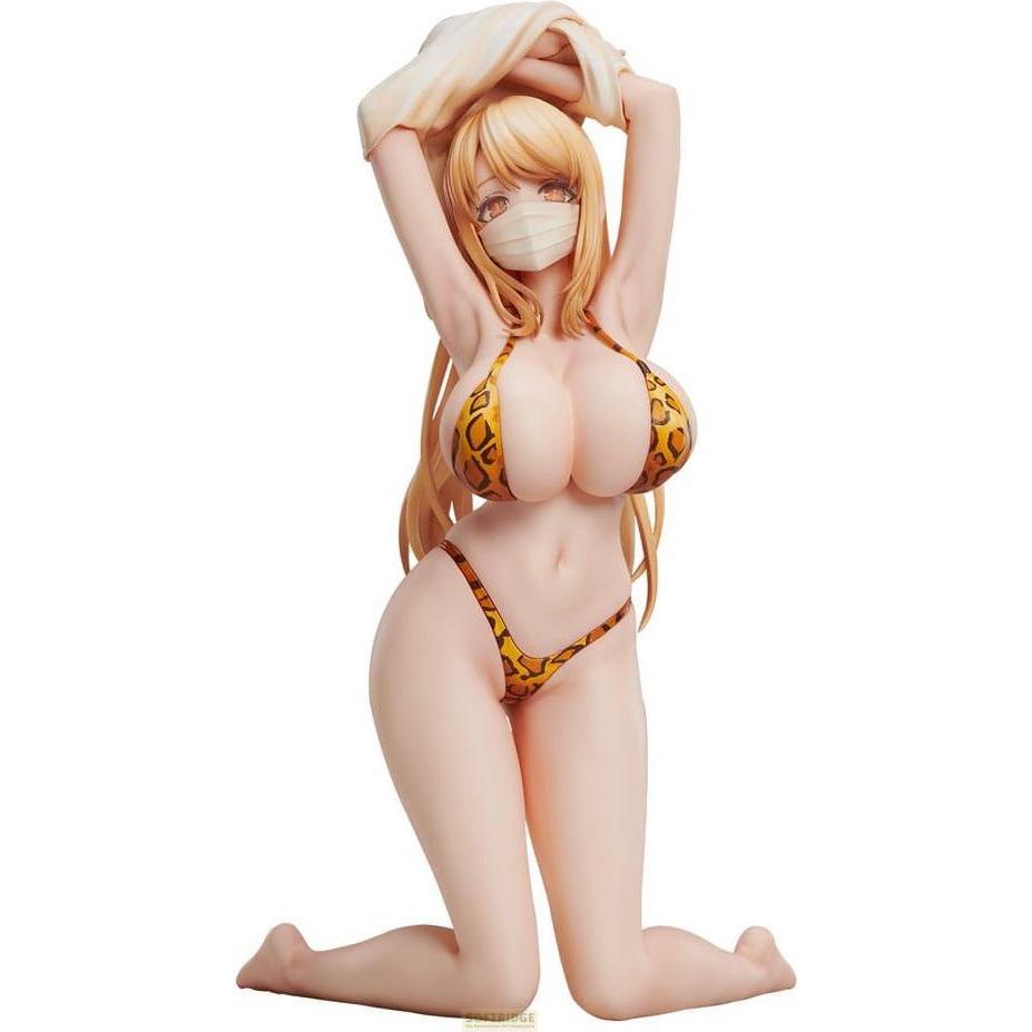 Union Creative POPQN Illustration PVC Statue Leopard print Swimsuit 21 cm