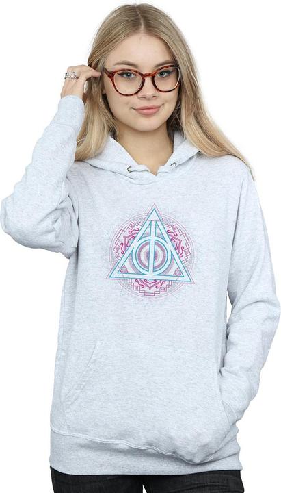 Produktbild Neon Deathly Hallows Kapuzenpullover (S)