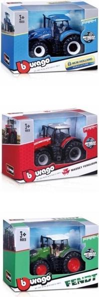 Actual product image Bburago 10cm farm tractor, assorted, 18-31610