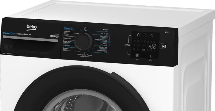Produktbild Beko BM3WFU3741B1 - EnergySpin - 7 kg wasmachine (7 kg, Links)