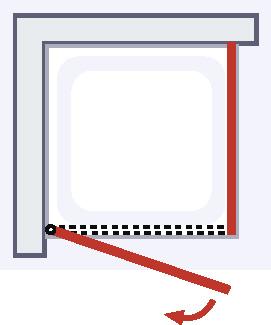 Immagine prodotto Schulte Black Style (80 cm, 80 cm, 192 cm)