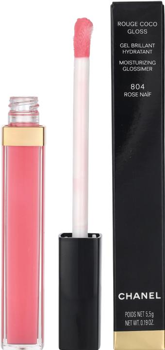 Actual product image Chanel Rouge Coco Gloss No.804 (#804 Rose Naif)