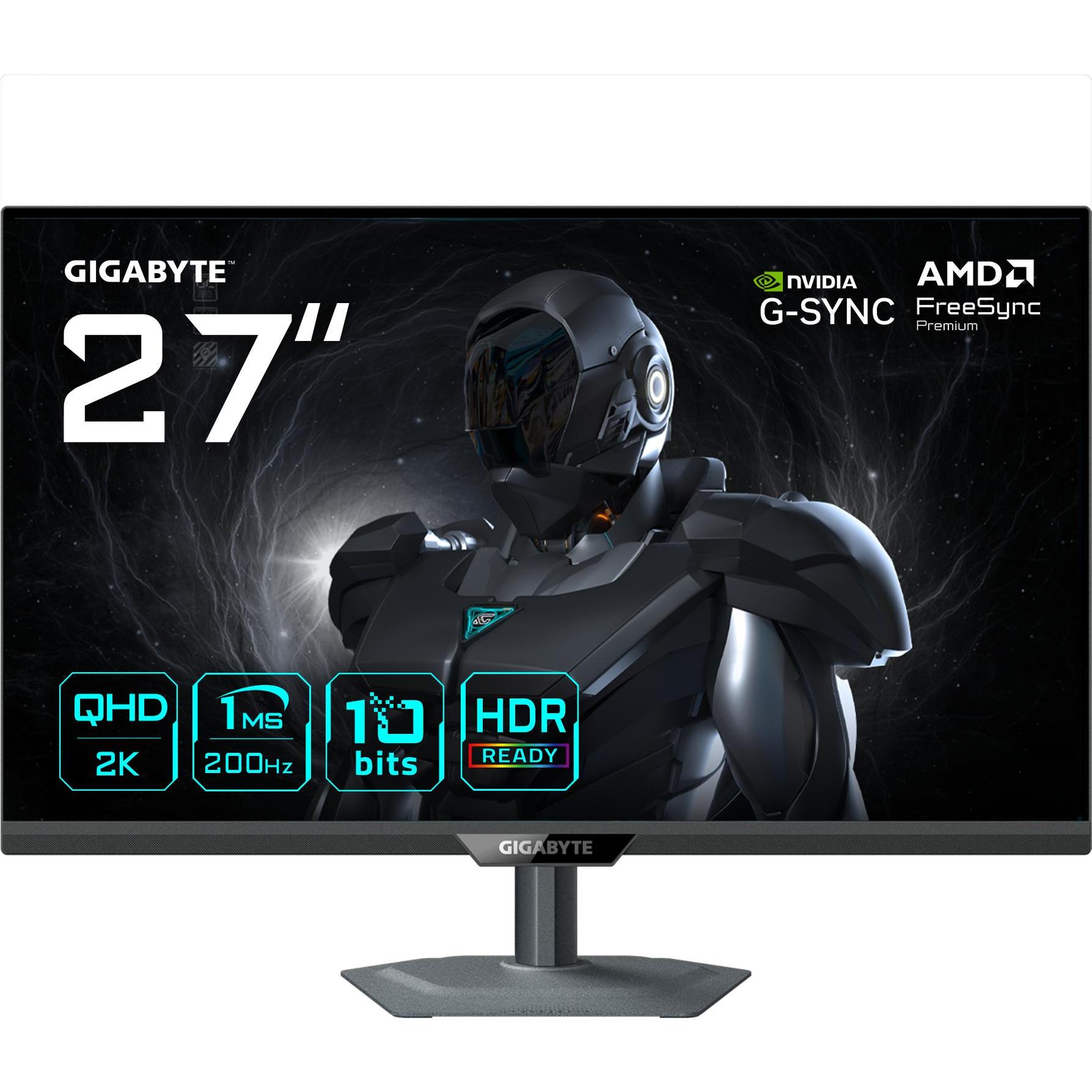 Gigabyte G27Q2 (2560 x 1440 Pixel, 27"), Monitor, Schwarz
