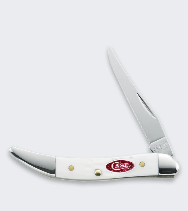 Case Messer SparXX Small Texas Toothpick Wht