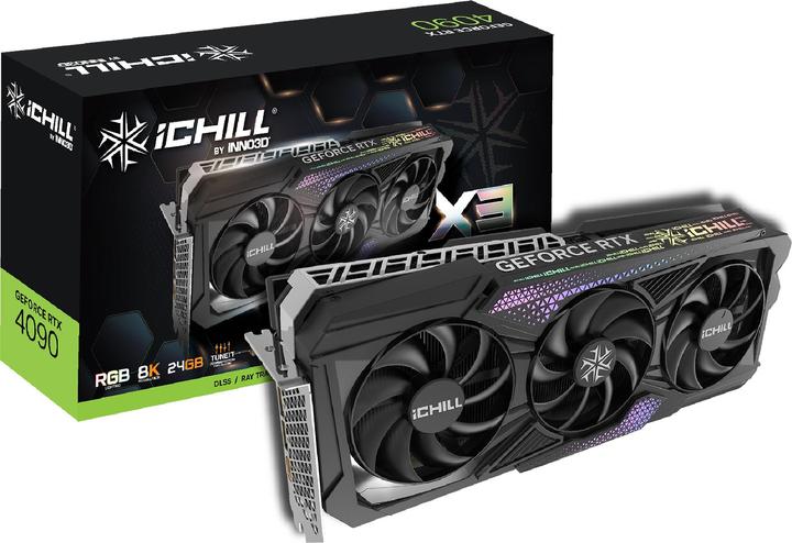 Produktbild Inno3D Geforce RTX 4090 Ichill X3 (24 GB)