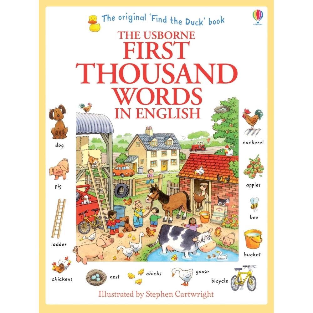 The First Thousand Words in English, Kinderbücher von Heather Amery, Stephen Cartwright