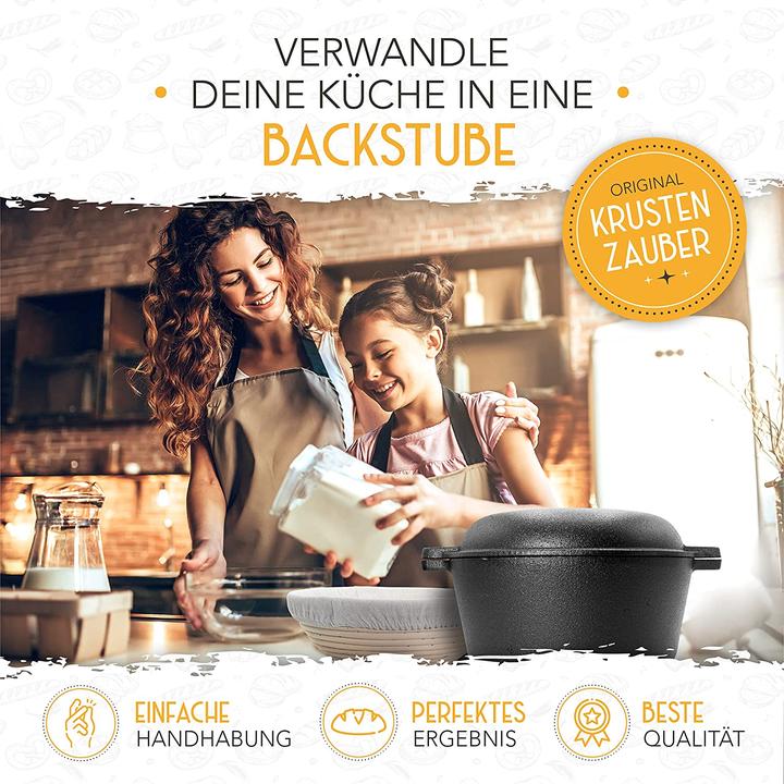 Produktbild Krustenzauber Gusseisen Brot Topf