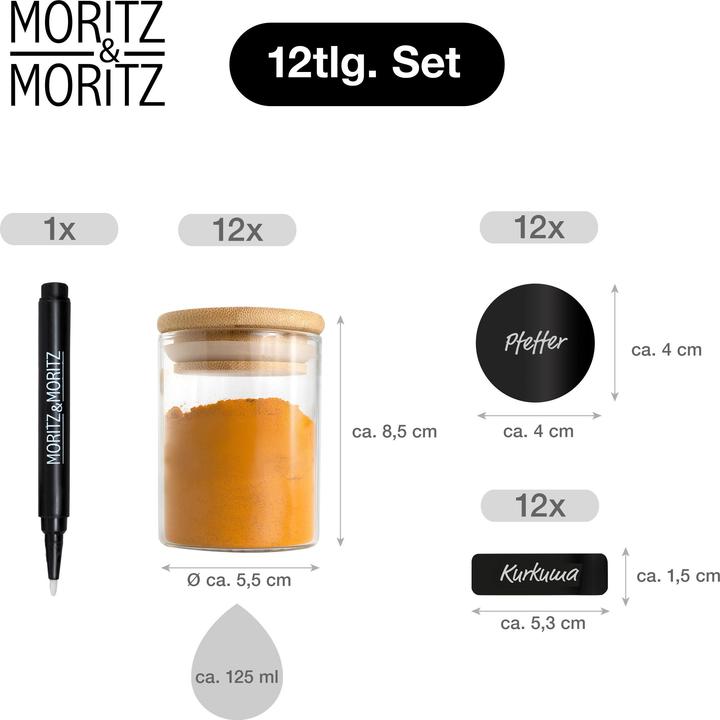 Actual product image Moritz & Moritz Storage jars (0.13 l)