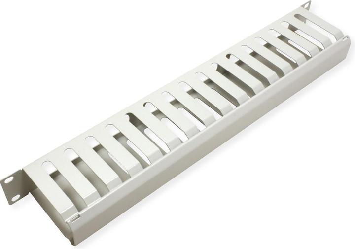 Image du produit Value Passe-câbles 19" 1U 40x80mm l.gris