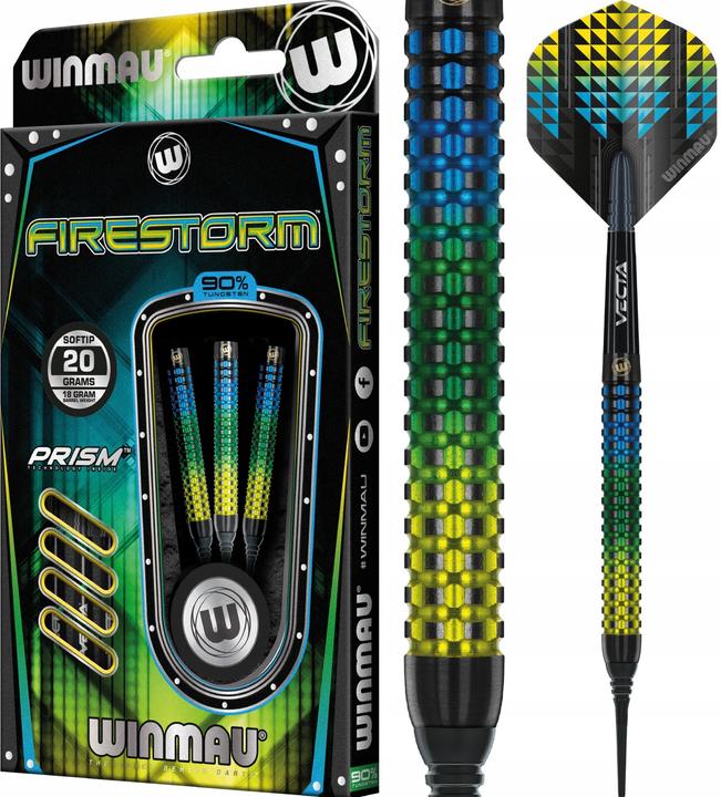 Immagine prodotto Winmau Softdart Firestorm 2453-20g (20 g)