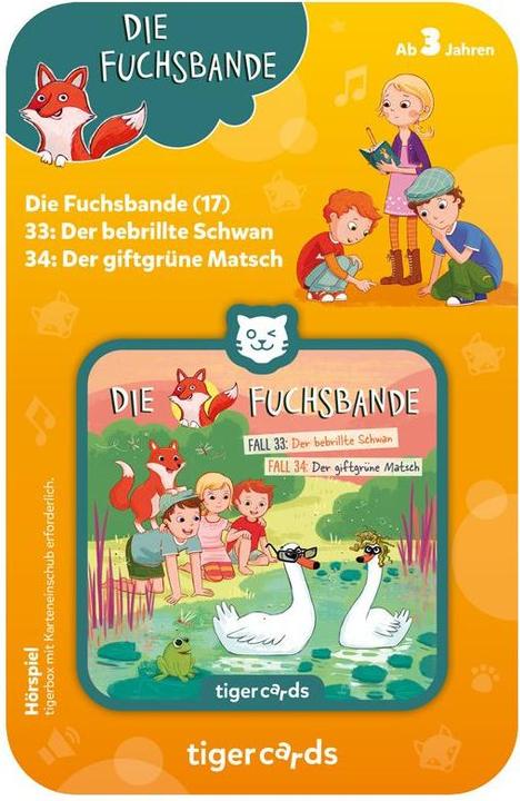 Tigermedia Tigercard- Die Fuchsbande (33,34): Der bebrillte Schwan & Der giftgrüne Matsch (Deutsch)