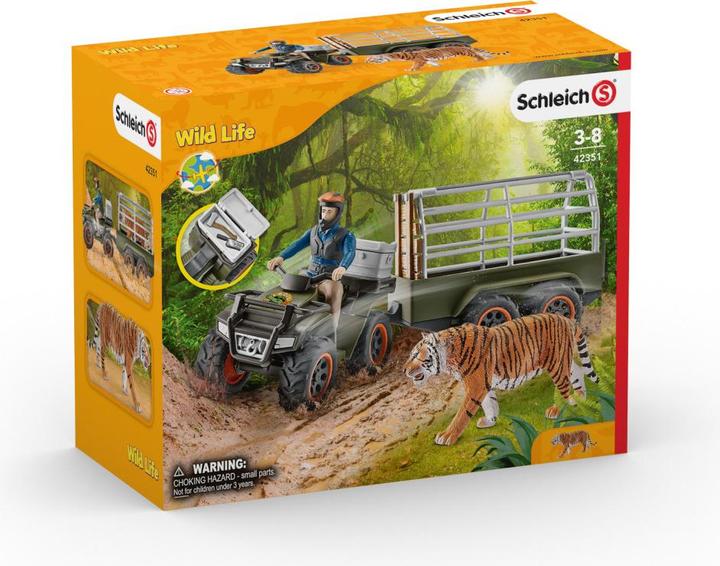 Immagine prodotto Schleich Quad con rimorchio e ranger