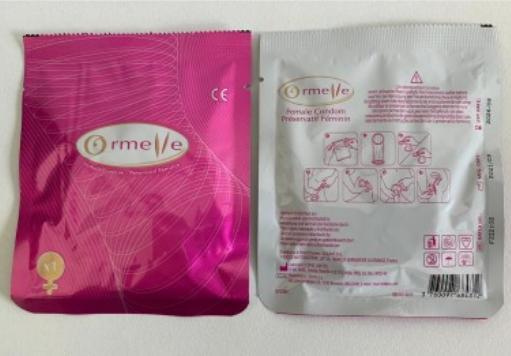 Actual product image Ormelle Female Condom - female condoms made of latex for self-determined contraception and high comfort (2 pcs.)