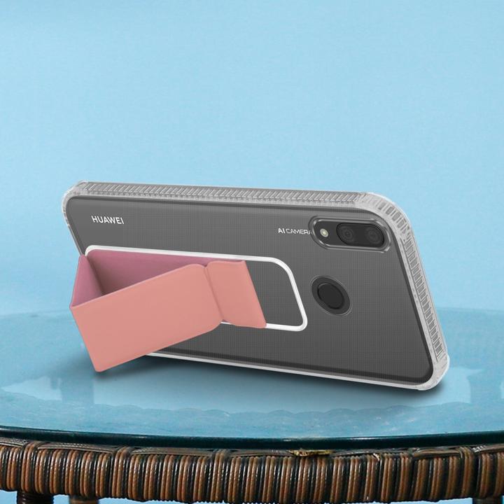 Actual product image Cadorabo Case for Huawei Y7 2019 / Y7 PRIME 2019 in TPU with holder LM167 Style (Huawei Y7 (2019), Huawei Y7 Prime (2019))