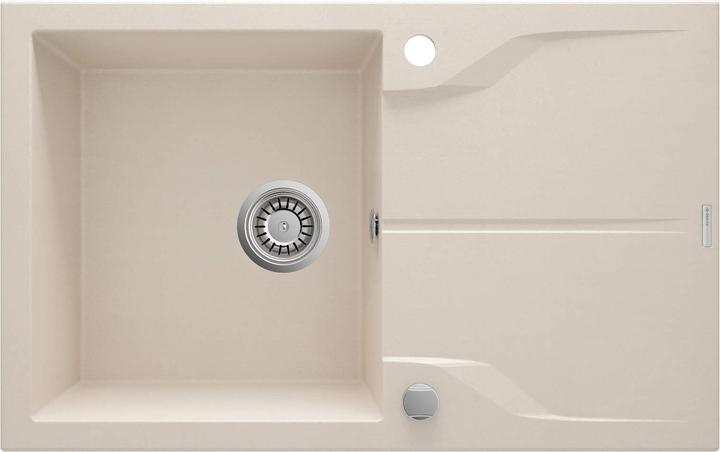 Produktbild Deante 1-Becken-Granitspüle mit Abtropffläche (Einbauspüle mit Abtropffläche, 82 cm, 50 cm)