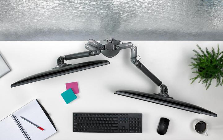 Actual product image Chief KX Low-Profile Dual Monitor Arm (30 inch) Clamp (Table, 30")