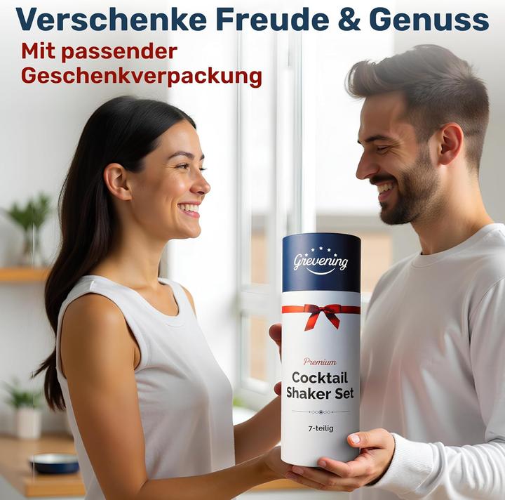 Immagine prodotto Grevening Cocktail Shaker Set (Set da cocktail)