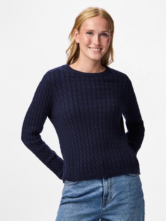 Produktbild Pieces Pcfia Ls Cable Knit Noos Bc (S)