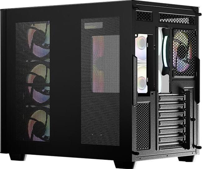 Produktbild LC-Power Gehuse 8001B Pro-Storm Dark ohne Netzteil (ATX, mATX, Mini-ITX)