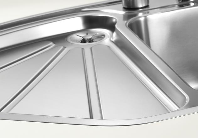 Actual product image Blanco Delta-IF (Fitted sink with draining board, 105.60 cm, 57.50 cm)