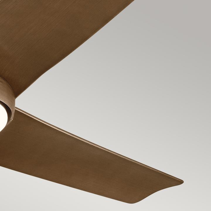 Produktbild Elstead Lighting Eris leiser Deckenventilator mit LED Licht Ø152cm IP44 Aussenbereich + Fernbedienung Walnuss