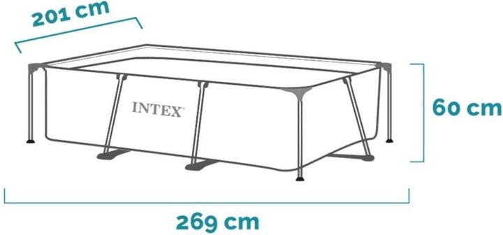 Immagine prodotto Intex Rectangular Frame (220 x 150 x 60 cm)