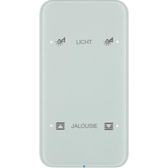 Berker, Wandlamp + plafondlamp, Teclado Touch Sensor confort configurado, 2 fases, serie R.1 de hager, blanco polar