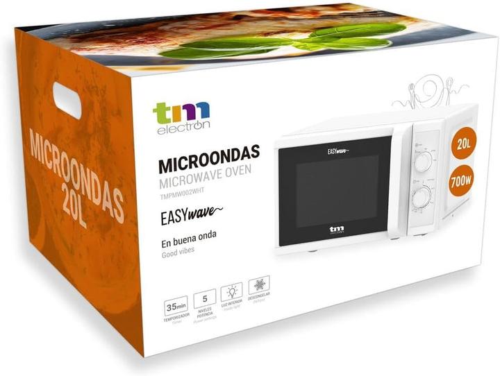 Produktbild TM Electron Mikrowelle mit Grill Weiss 700 W 20 L (20 l)