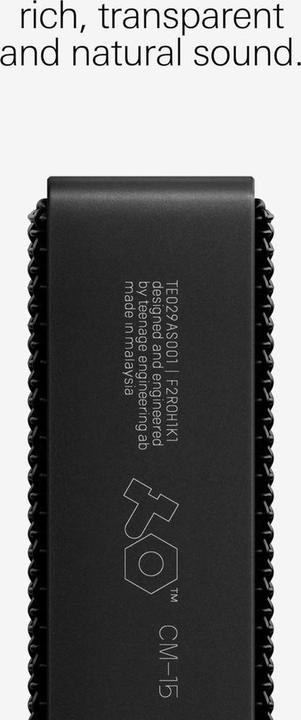 Image du produit Teenage Engineering CM-15 Microphone black