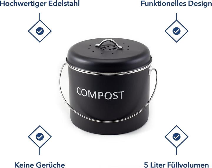 Actual product image Hanseküche Compost container (5 l)