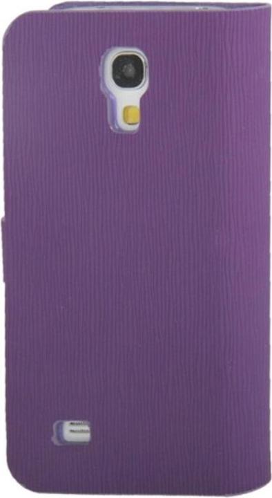 Produktbild König Design Handyhülle Tasche mit Fenster für Samsung Galaxy S4 mini i9190 lila / violett (Samsung Galaxy S4 mini)