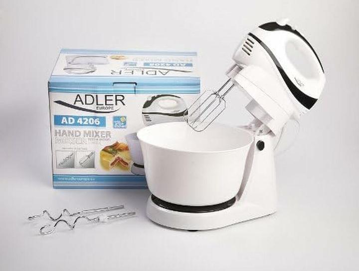 Actual product image Adler AD 4206 mixer Stand mixer Black, White (300 W)