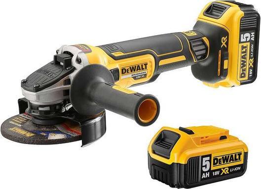 Produktbild DeWalt Akku-Winkelschl. 125 mm, 18 V / 5,0 Ah (125 mm)