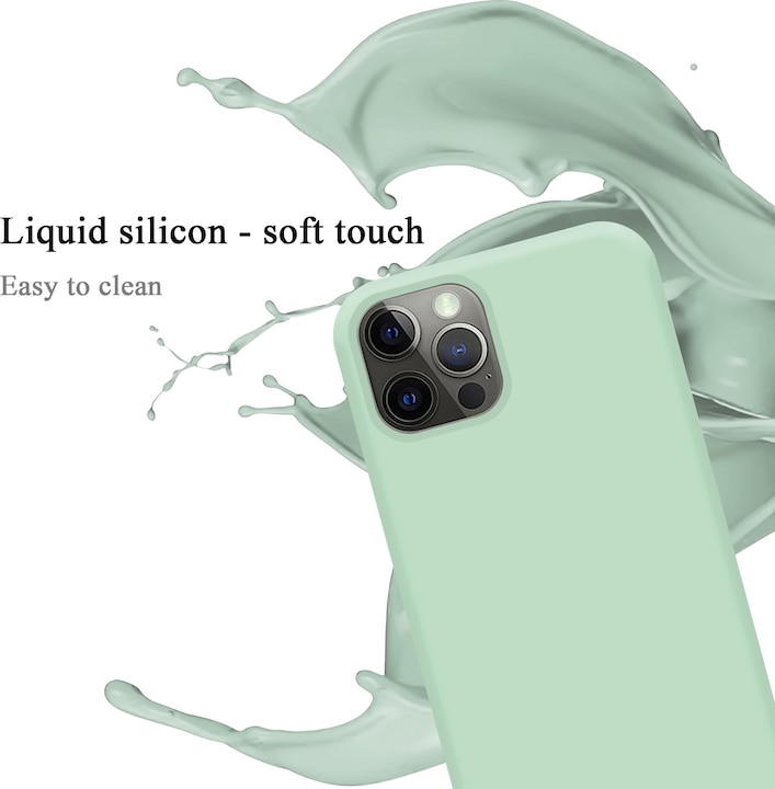 Image du produit Cadorabo TPU Liquid Silicone Case Cover (Apple iPhone 12, Realme 12 Pro+)