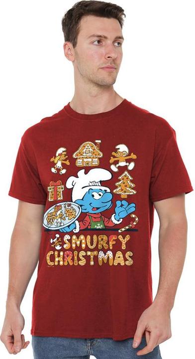 Immagine prodotto The Smurfs TShirt weihnachtliches Design (L)