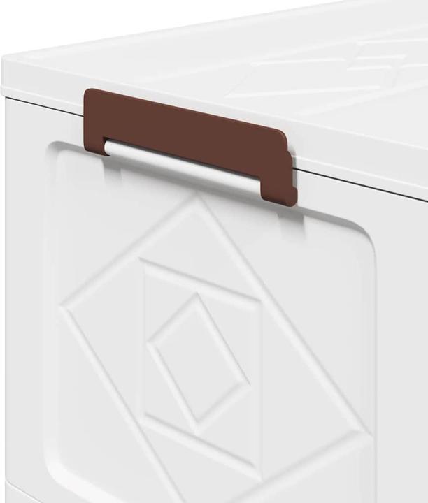 Produktbild vidaXL Aufbewahrungsbox mit Rädern Stapelbar 5-stöckig 28 L (48.50 cm, 28 l, 1x)