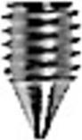 Produktbild Hager Zierbeschläge Innensechskantschraube Spitze 60 60.1905 (1 Schrauben pro Stück)