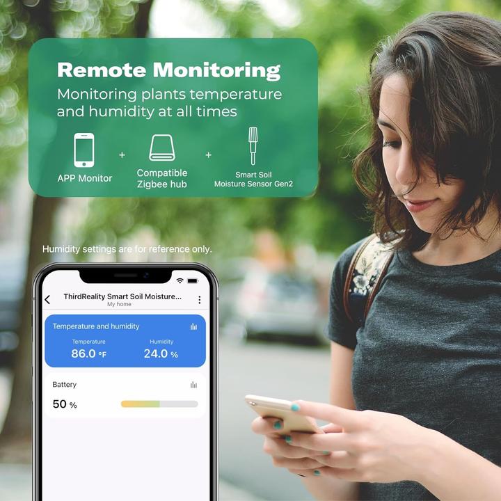 Productafbeelding Third Reality THIRDREALITY Smart Soil Moisture Sensor Gen2