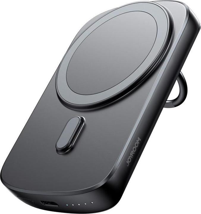 Immagine prodotto Joyroom Power bank wireless 6000mAh JR-W030 20W MagSafe con anello e supporto - nero (6000 mAh, 20 W, 23.10 Wh)