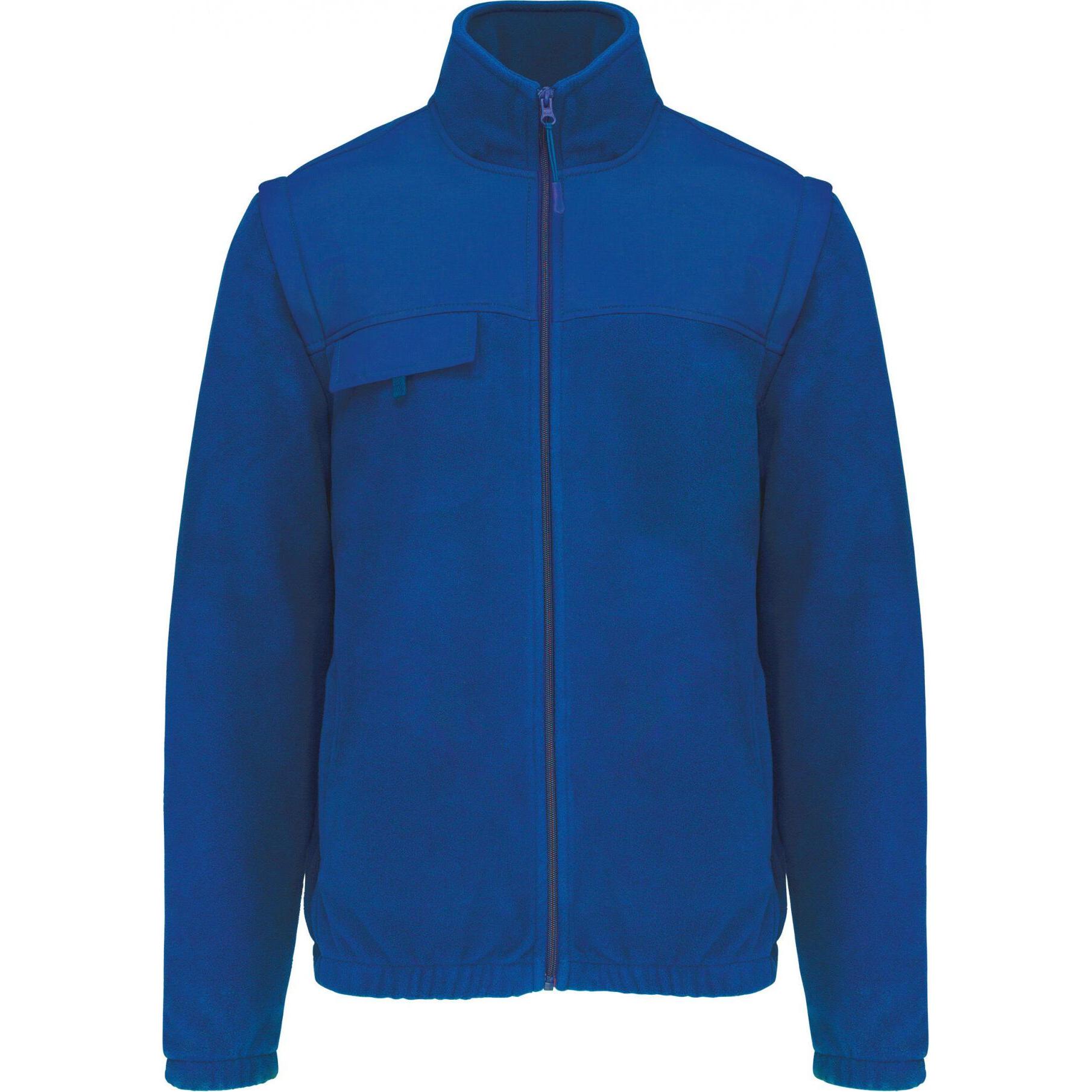 Kariban, Arbeitsjacke, Fleece mit Reissverschluss abnehmbare Ärmel (XL)