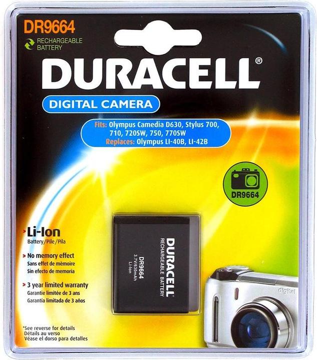 Actual product image Duracell Lithium-ion battery EN-EL10,630mAh (Camera battery)