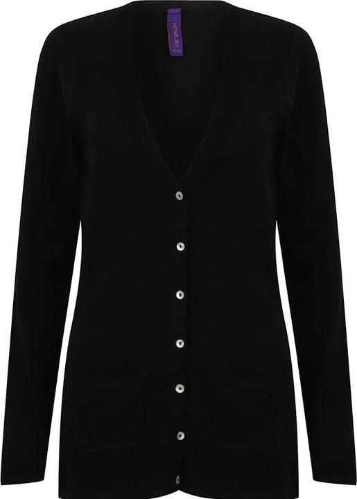 Image du produit Henbury Veste en tricot avec col en V (4XL)