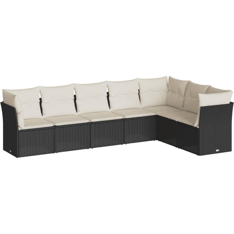 VidaXL, Gartenlounge, 10-tlg. Garten-Lounge-Set mit Kissen