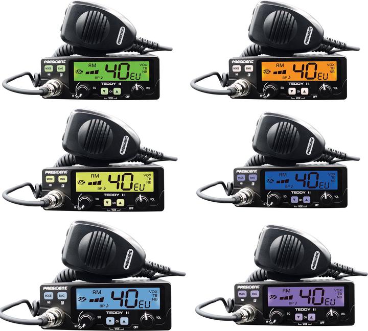 Actual product image President Radio CB TEDDY II ASC VOX 12V AM / FM