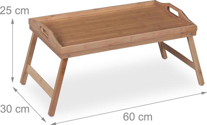 Produktbild Relaxdays Betttablett