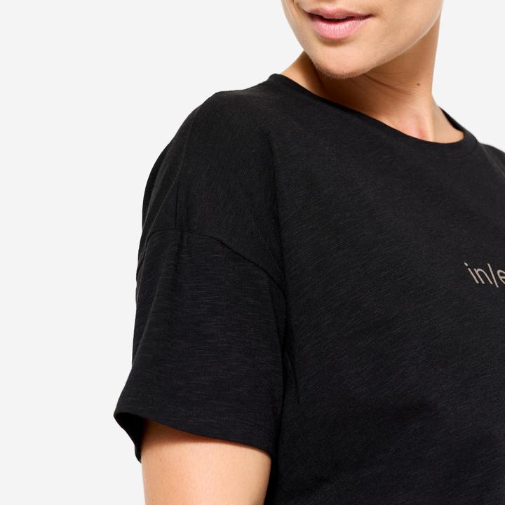 Produktbild Kimjaly T-Shirt Yoga Damen - schwarz (XL)