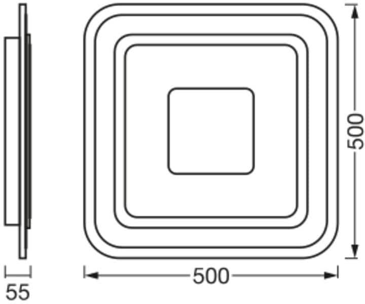 Produktbild Osram SMART+ Wifi Orbis Saddie 500x500mm RGB + TW (2850 lm)