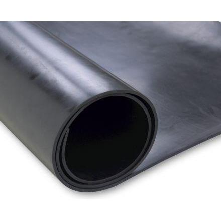 RS PRO, Lamiera, Gummimatte EPDM, Schwarz, 10m x 1mm x 1.4m (10000 mm, 1400 mm, 1 mm)