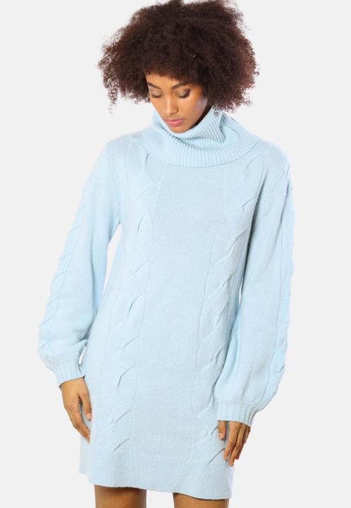 Image du produit Bellemere Dress Merino-Cashmere Turtleneck Mini-Sweater (S)