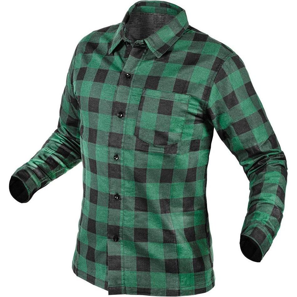 Neo, Herren, Hemd, Flanellhemd, grün, Grösse XXXL, Grün, Schwarz, (3XL)